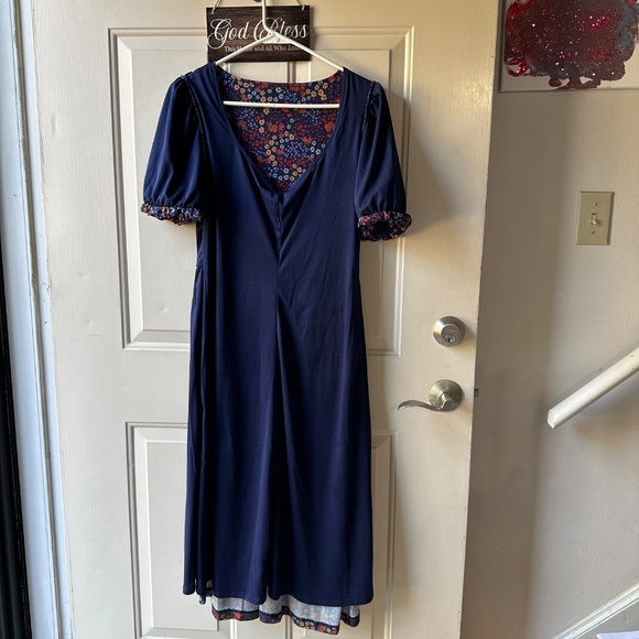 Draper James Dress Women’s Small Multicolor Floral Print V-Neck - Picture 13 of 14